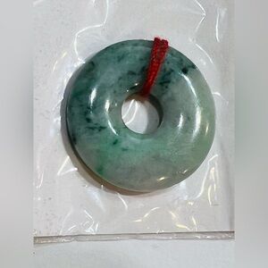 Burmese coin Jade pendant